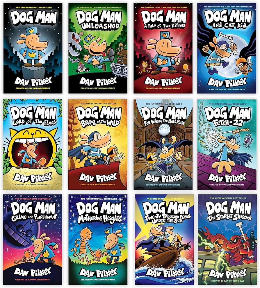 Dog man 1-15 セット Dog Man Series 1-10 Books Mega Collection Set By Dav Pilkey